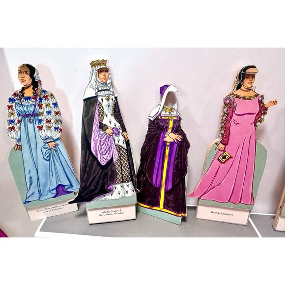 Christopher Columbus Paper Dolls Paperback Tom Tierney 1991 on boards - Picture 4 of 8